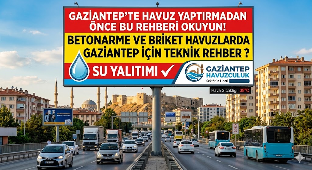 Gaziantep Havuz Yapımı 2026: En Doğru Sistem, Fiyatlar ve Profesyonel Çözümler